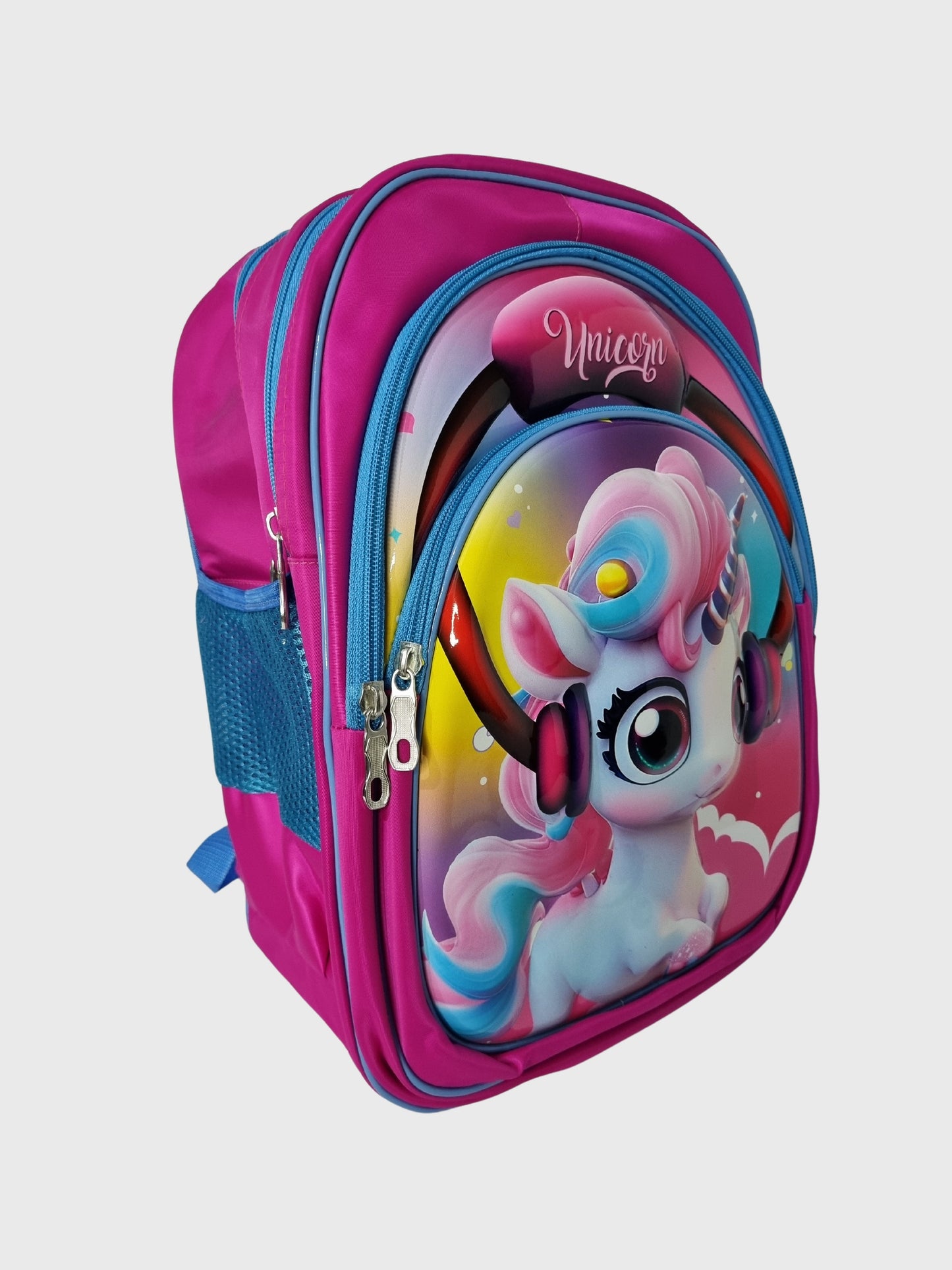 Unicorn 3D Embossed School Bag
