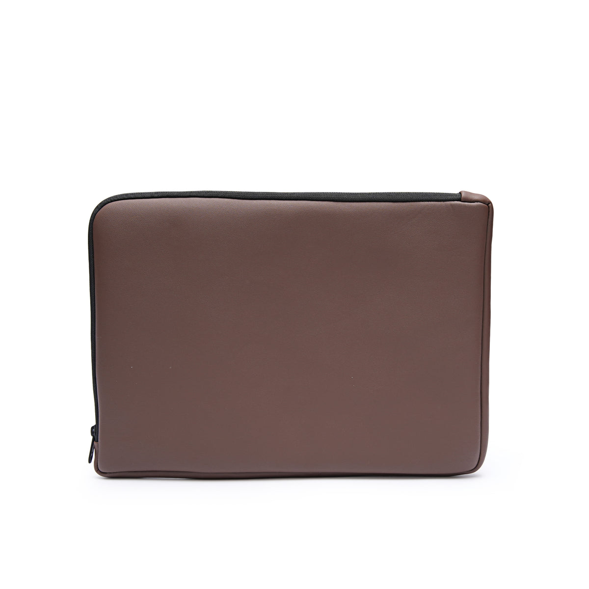 Zippered Elite Leather Sleeve Brown