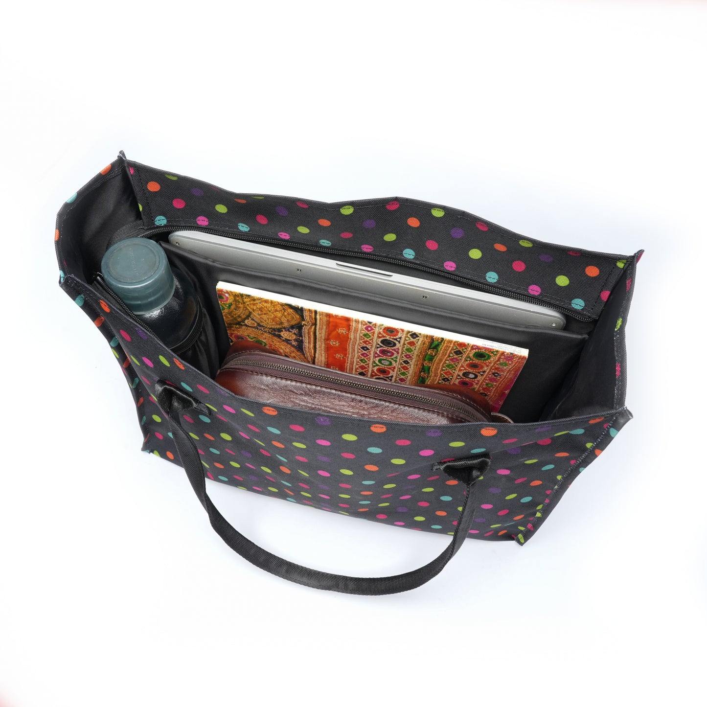 Polka Dot Tote Bag.