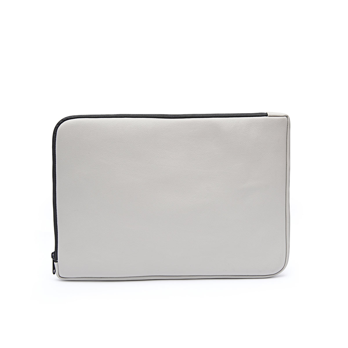 Zippered Elite Leather Sleeve Grey