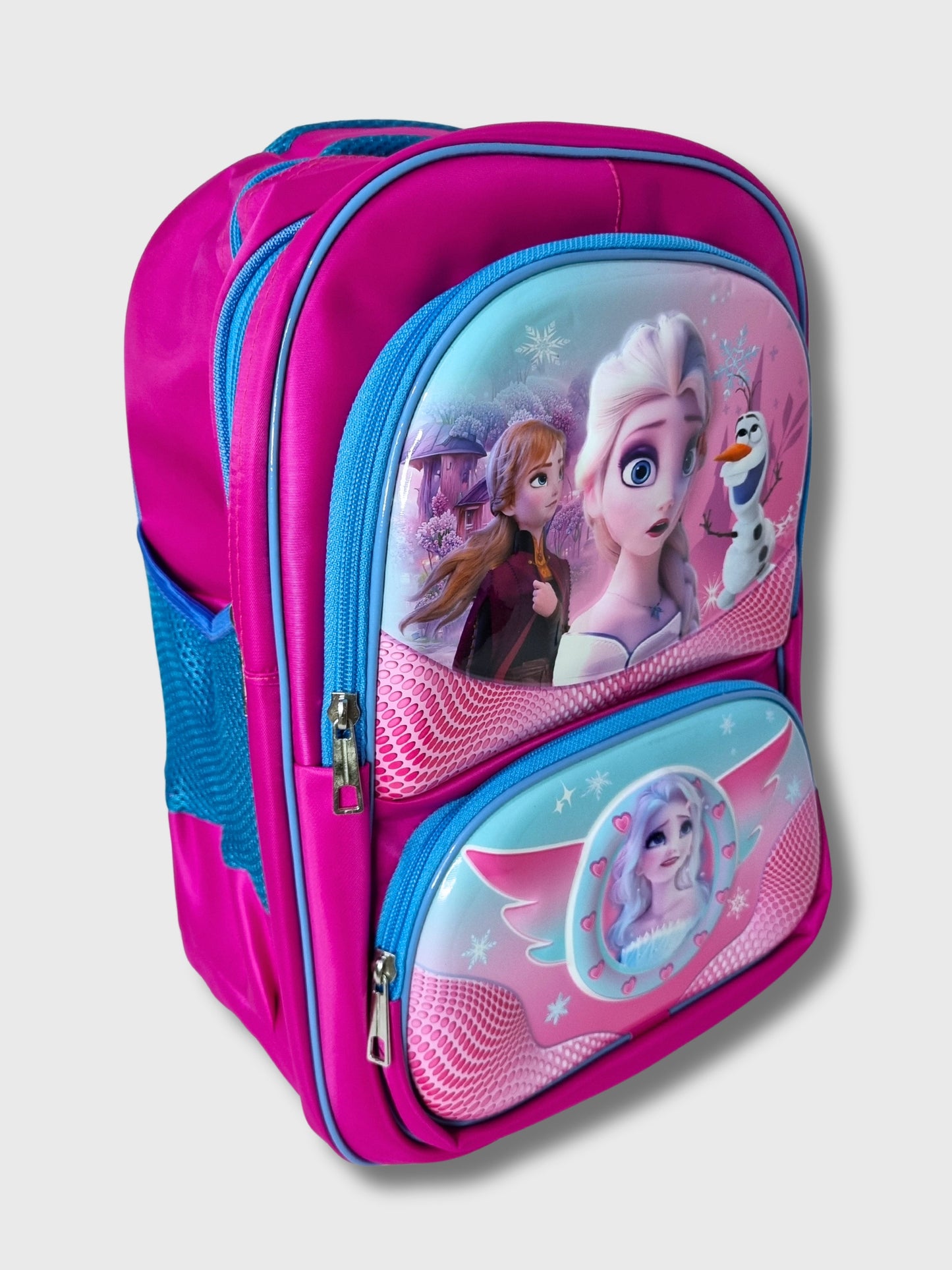Elsa 3D Embossed School Bag