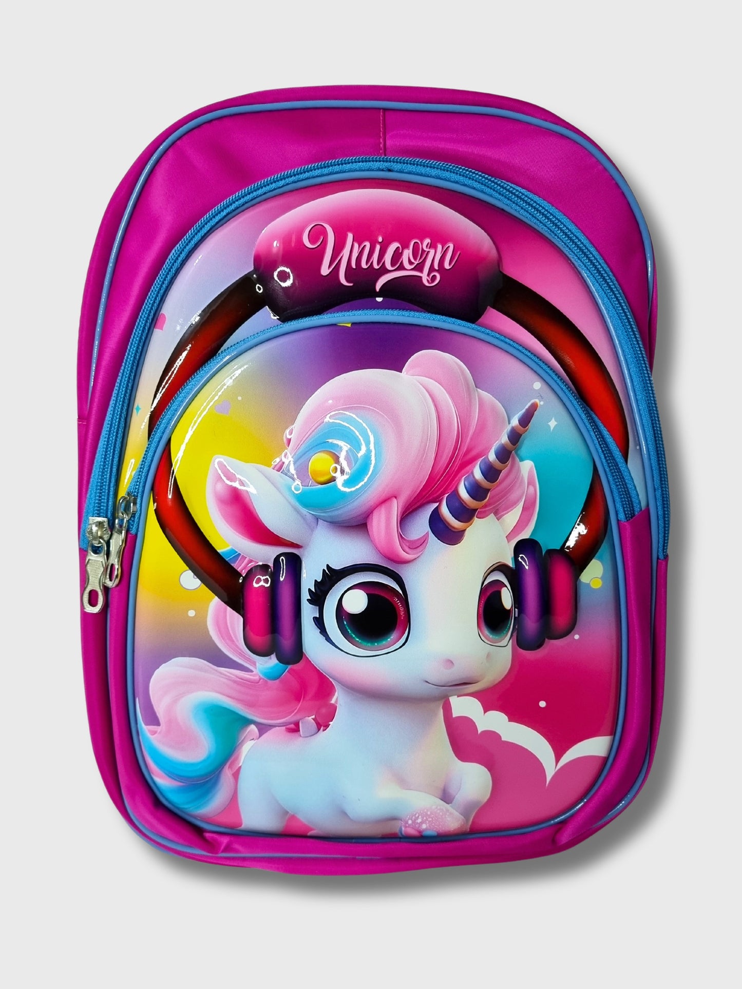 Unicorn 3D Embossed School Bag