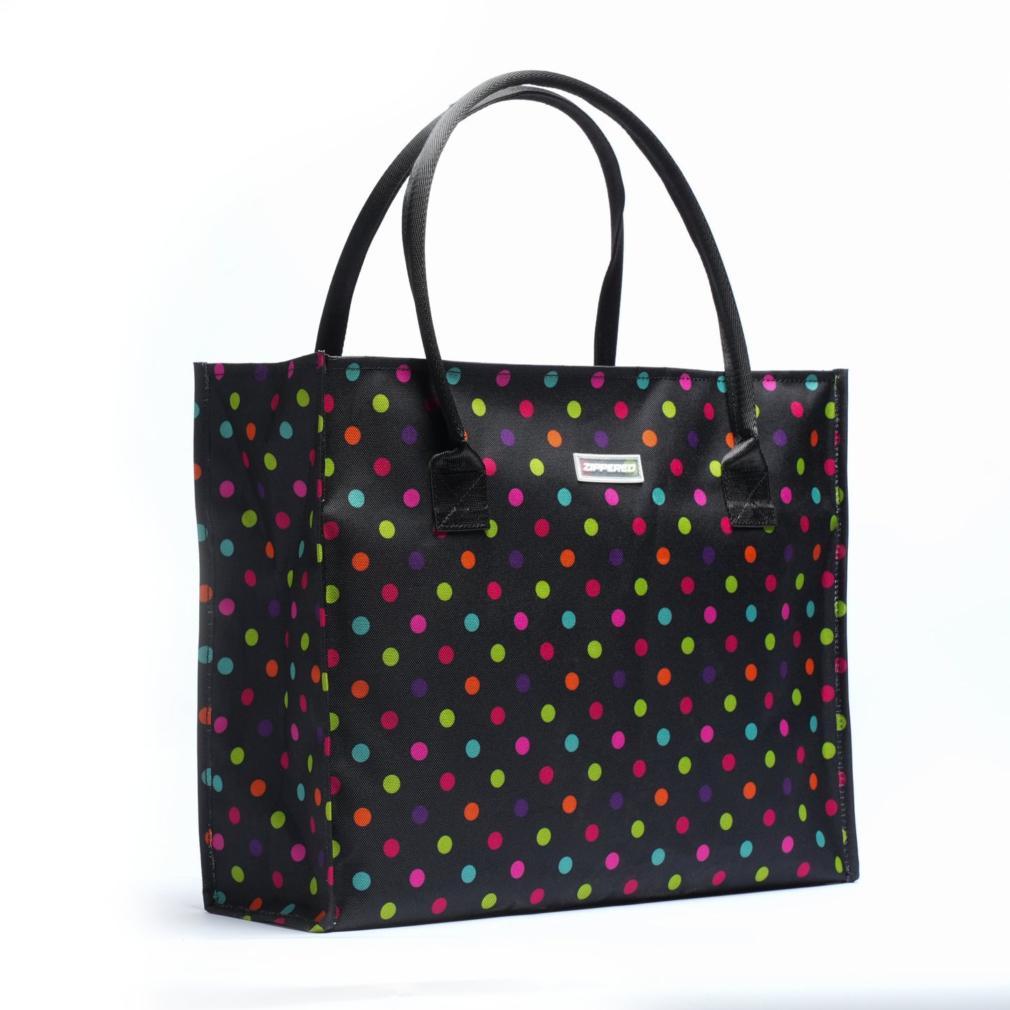 Polka Dot Tote Bag.