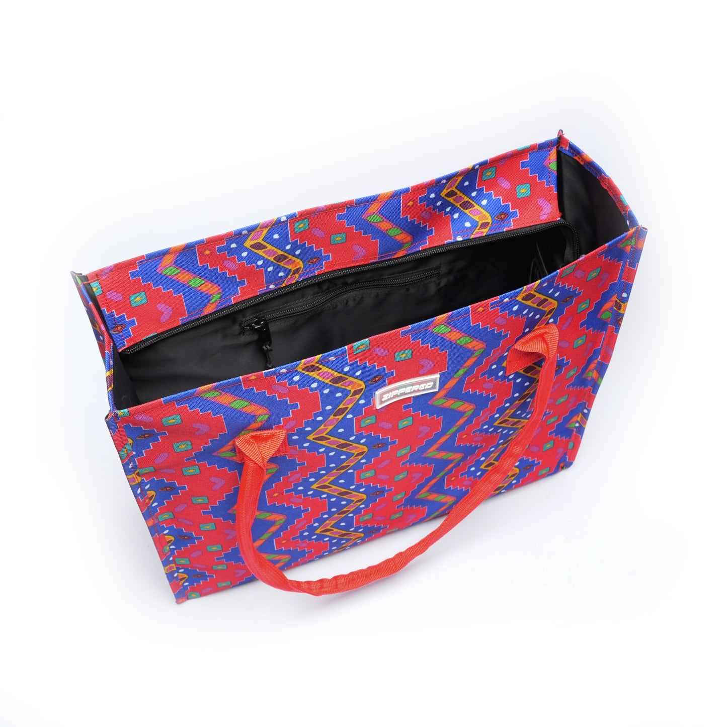 Ethno Zigzag Tote Bag