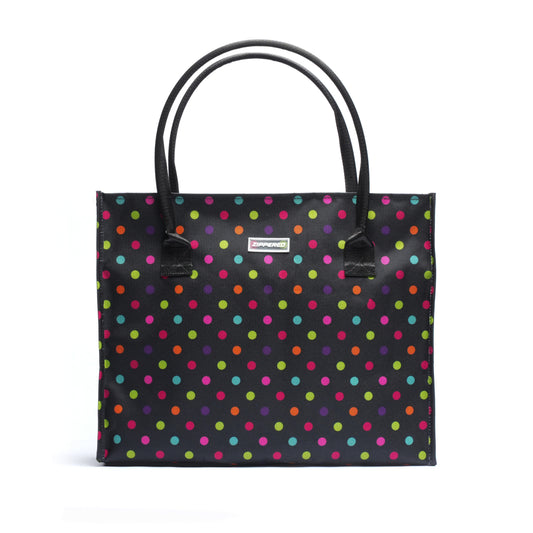 Polka Dot Tote Bag.