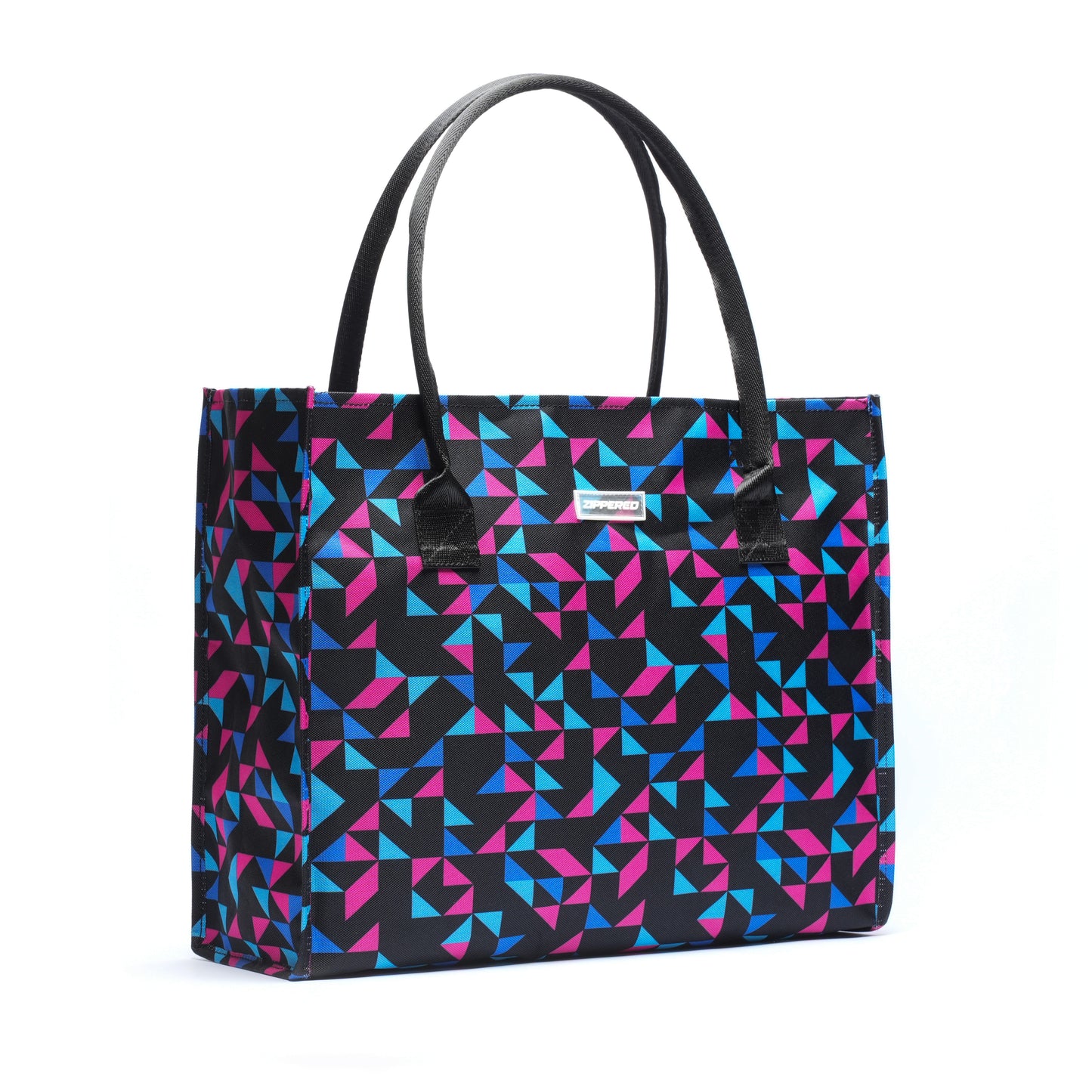 Geo-Pattern Vibe Tote Bag