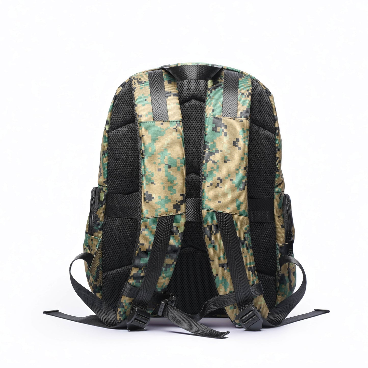 Commando Cordura® laptop backpack featuring breathable padded back panel, adjustable shoulder straps, chest buckle strap, and luggage sleeve for everyday comfort.