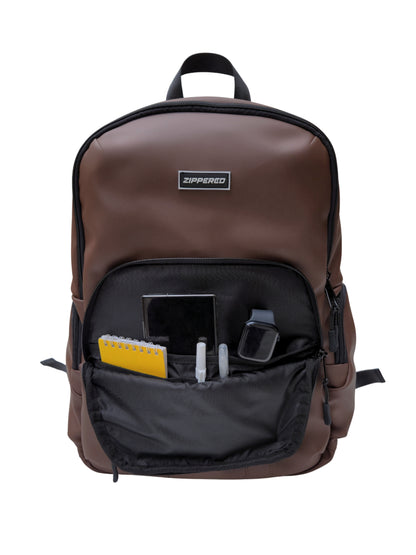 Japanese Leather Backpack Brown