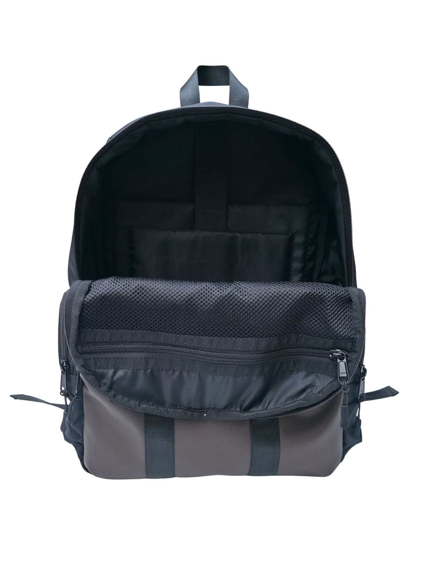 black and Brown laptop backpack with padded laptop compartment and spacious organizer pocket for 17 inch laptops in Pakistan