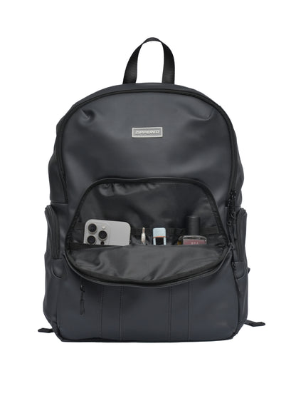 Japanese Leather Backpack Black