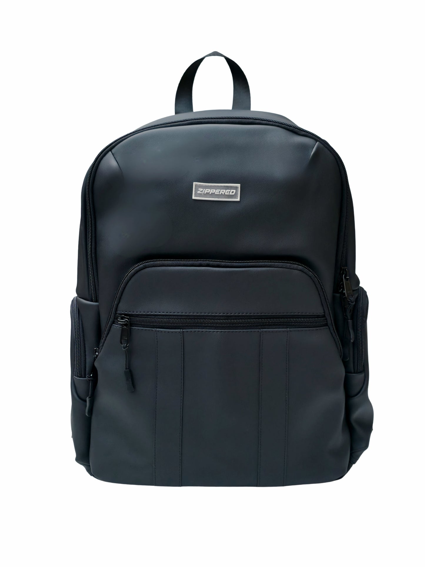 premium black leather laptop backpack Pakistan