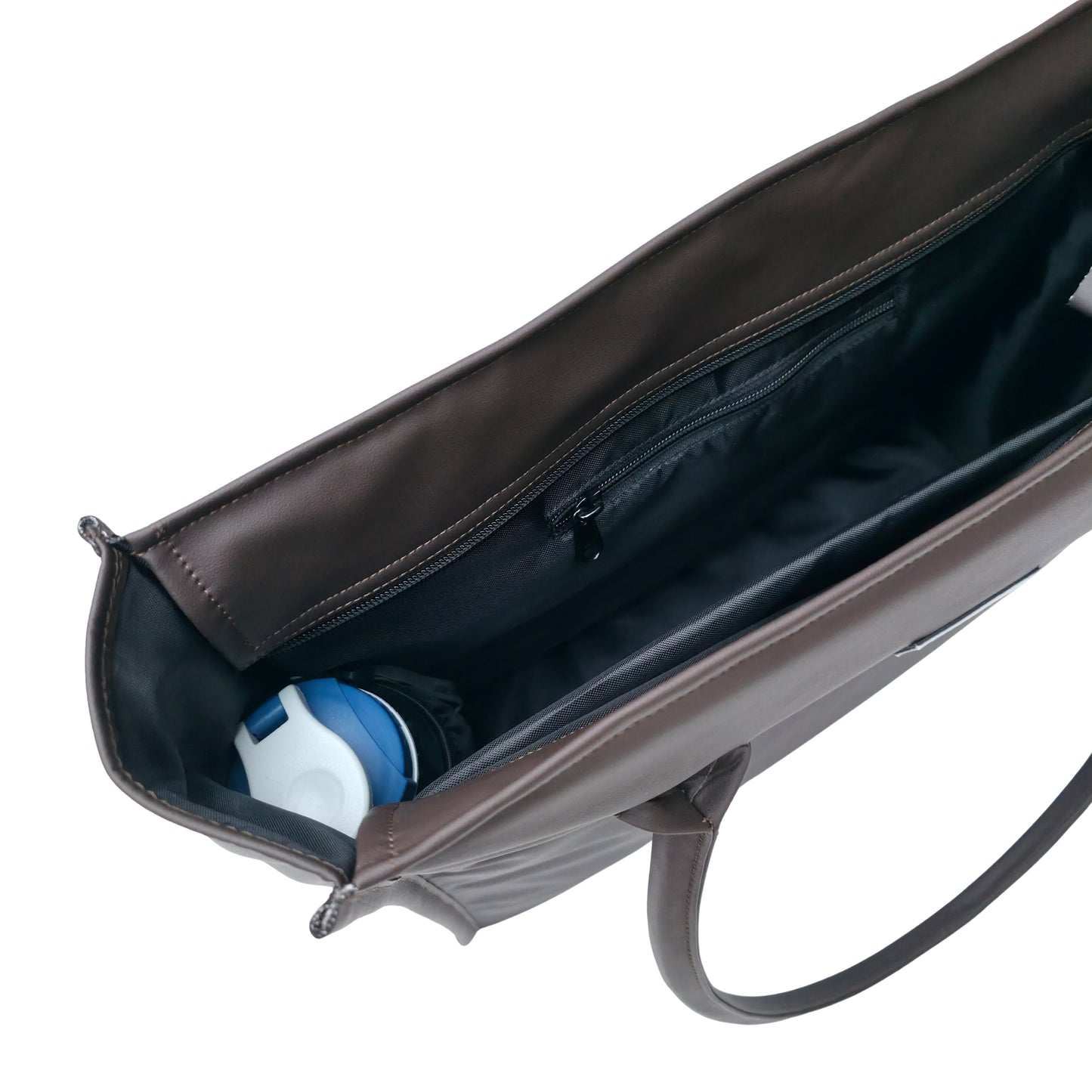 Japanese Leather Tote Bag Chocolate Brown