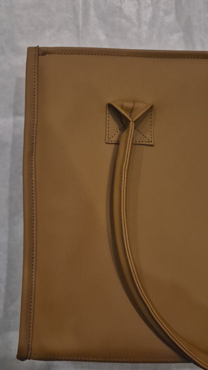 Japanese Leather Tote Bag Brown