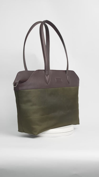 MonoDuo Tote Green