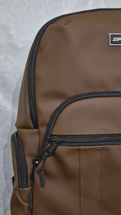 Japanese Leather Backpack Brown