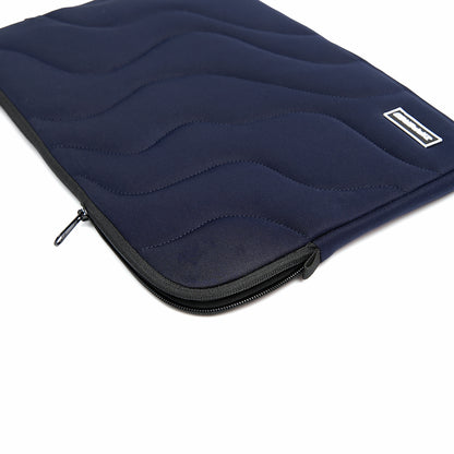 Flowline Quilted Sleeve Navy Blue